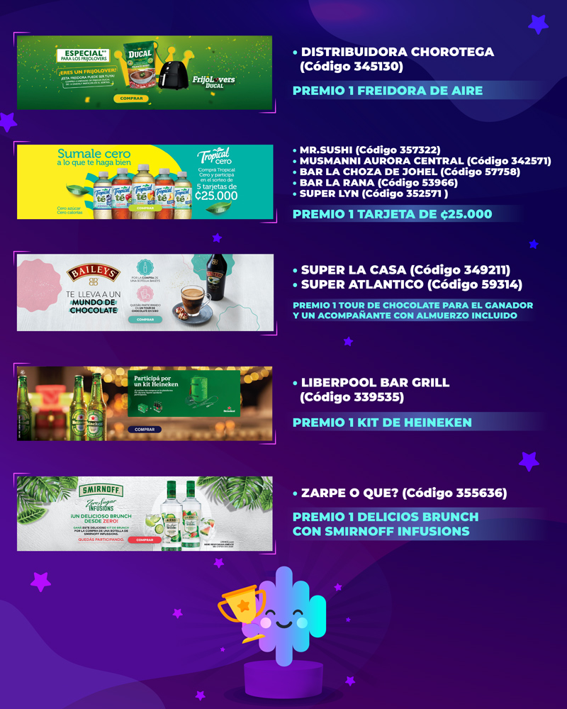GANADORES