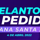 Adelanto De Pedidos Semana Santa 2022